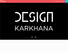 Tablet Screenshot of designkarkhana.com